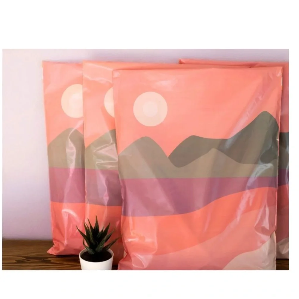 ☀️10 Jumbo XXL Desert Sunset Poly Mailers - 19 x 24 inch
